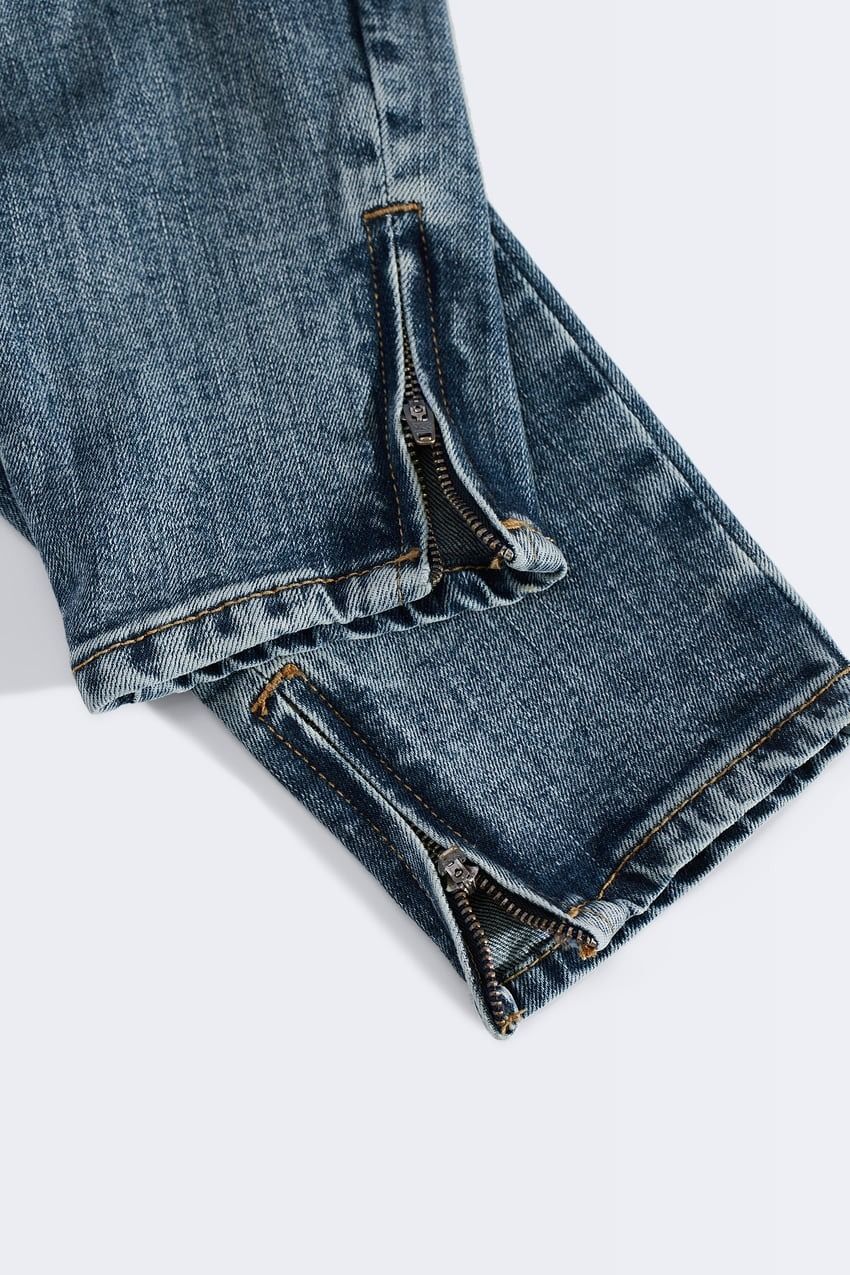 ☆ドイツ発*ZARA*新作*ZIPアンクルカーゴデニム/HD☆ (ZARA/デニム ☆ドイツ発*ZARA*新作*ZIPアンクルカーゴデニム/HD☆ (ZARA/デニム