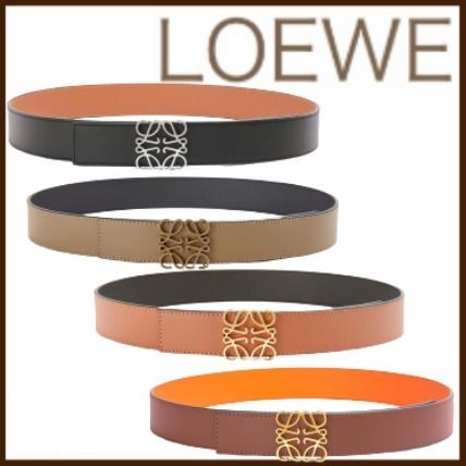 LOEWE】ロエベ* ベルト*アナグラム*カーフスキン*リバーシブル (LOEWE ...