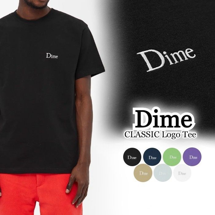 DIME CLASSIC ロゴ刺繍 Tシャツ 7色 (Dime/Tシャツ・カットソー DIME CLASSIC ロゴ刺繍 Tシャツ 7色 (Dime/Tシャツ・カットソー