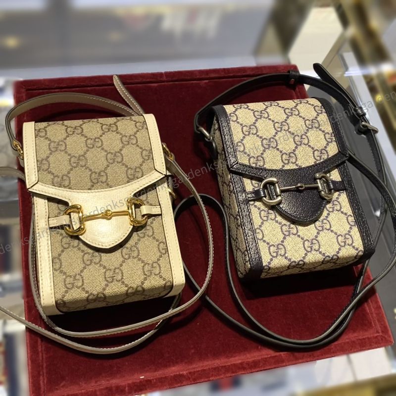 GUCCI☆グッチ ホースビット1955 ミニバッグ フォンケース☆即納 GUCCI☆グッチ ホースビット1955 ミニバッグ フォンケース☆即納