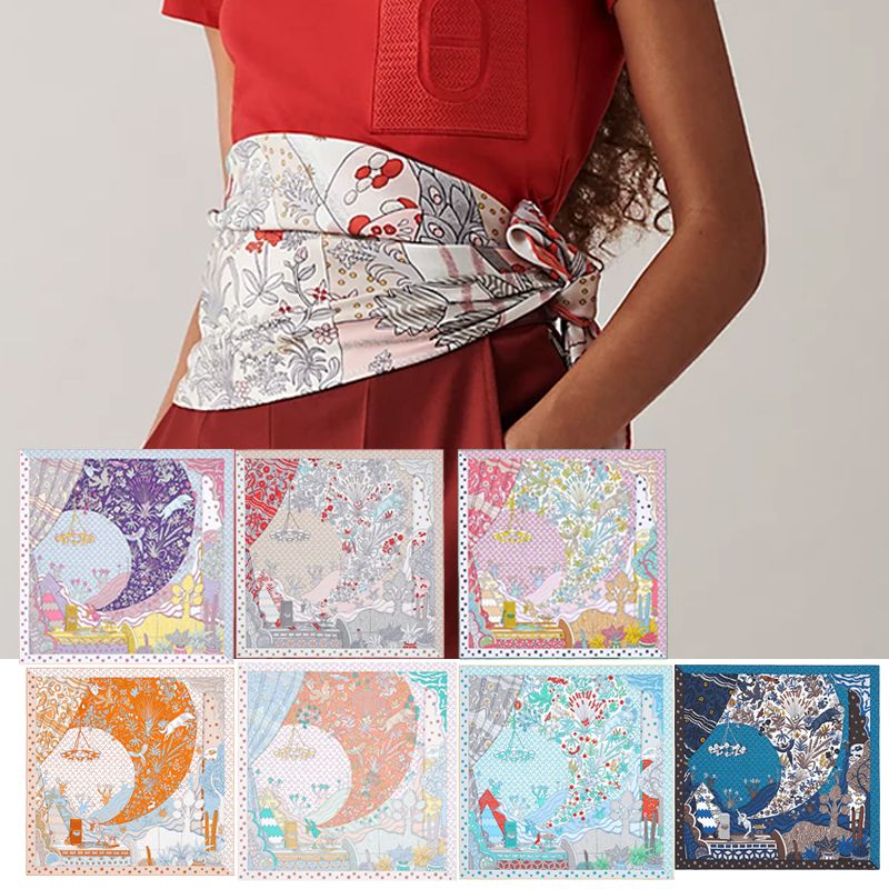 HERMES 2022SS 国内完売 最新カレ90 Le Premier Chant スカーフ ...