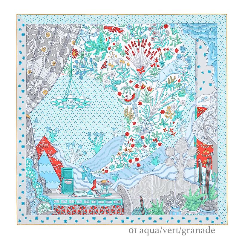 HERMES 2022SS 国内完売 最新カレ90 Le Premier Chant スカーフ ...