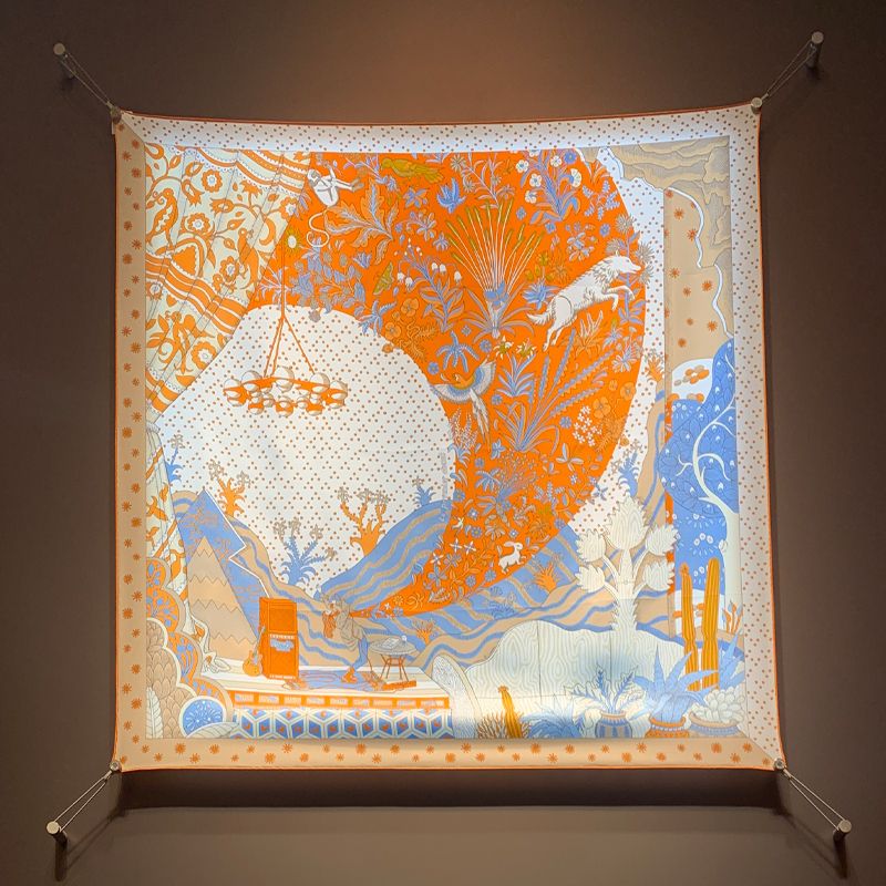 HERMES 2022SS 国内完売 最新カレ90 Le Premier Chant スカーフ ...