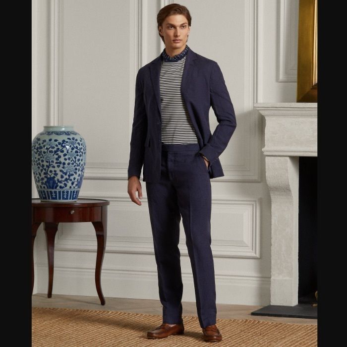 Ralph Lauren Purple Label スノードンリネンジャケット www