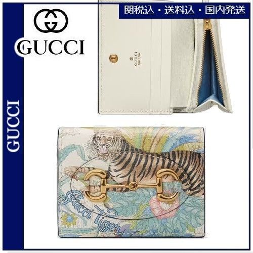 直営☆国内発【GUCCI】ホースビット 1955 TIGER カードケース (GUCCI 直営☆国内発【GUCCI】ホースビット 1955 TIGER カードケース (GUCCI