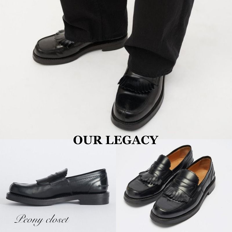 国内発送 OUR LEGACY◇フリンジ ローファー ブラック (OUR LEGACY 国内発送 OUR LEGACY◇フリンジ ローファー ブラック (OUR LEGACY
