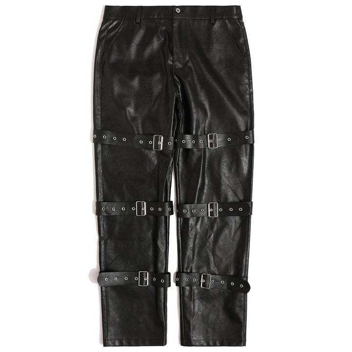 ◇Aelfric Eden◇タイアップ レザー/ワイドパンツ 送料込 (Aelfric ◇Aelfric Eden◇タイアップ レザー/ワイドパンツ 送料込 (Aelfric