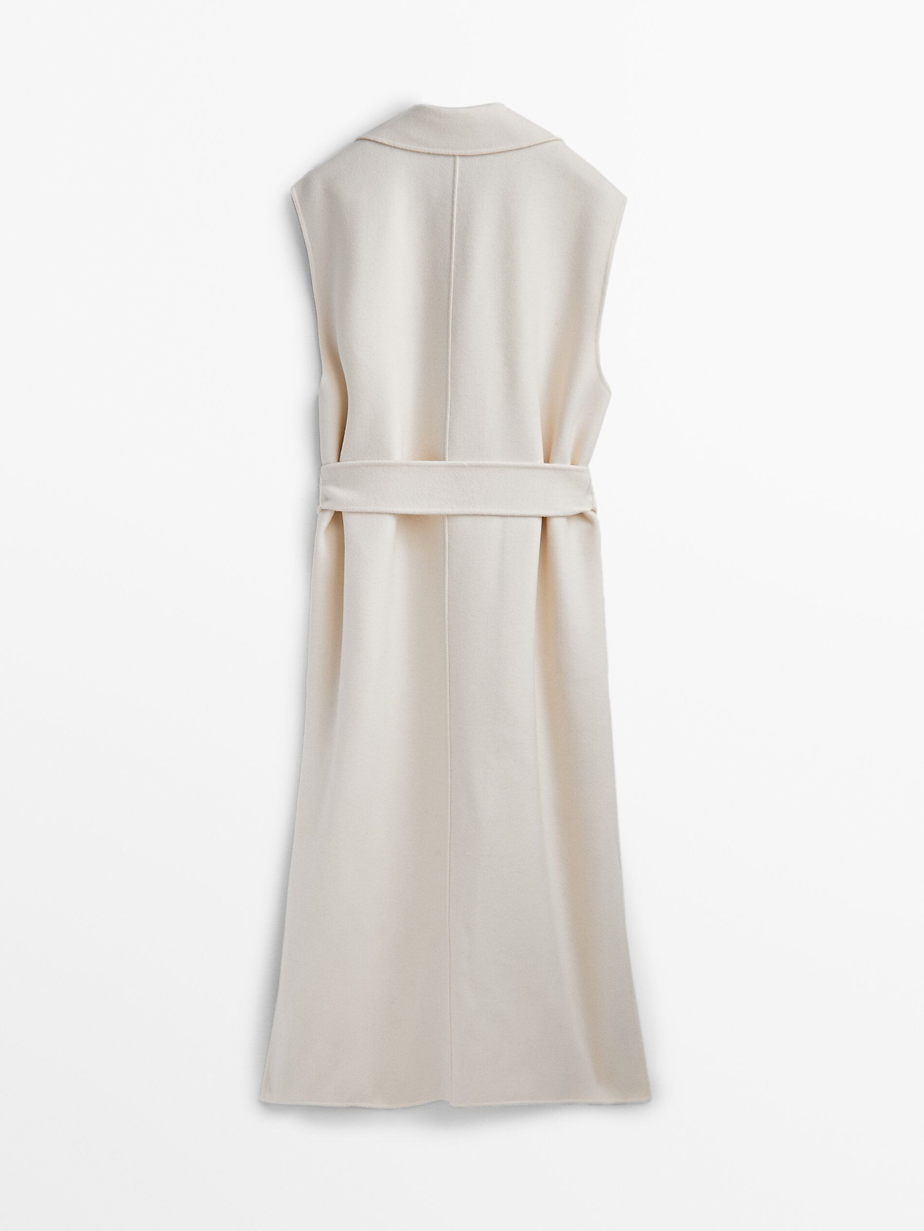 関税/送料込】Massimo Dutti☆ ベルト付きウールロングベスト (Massimo 関税/送料込】Massimo Dutti☆ ベルト付きウールロングベスト (Massimo