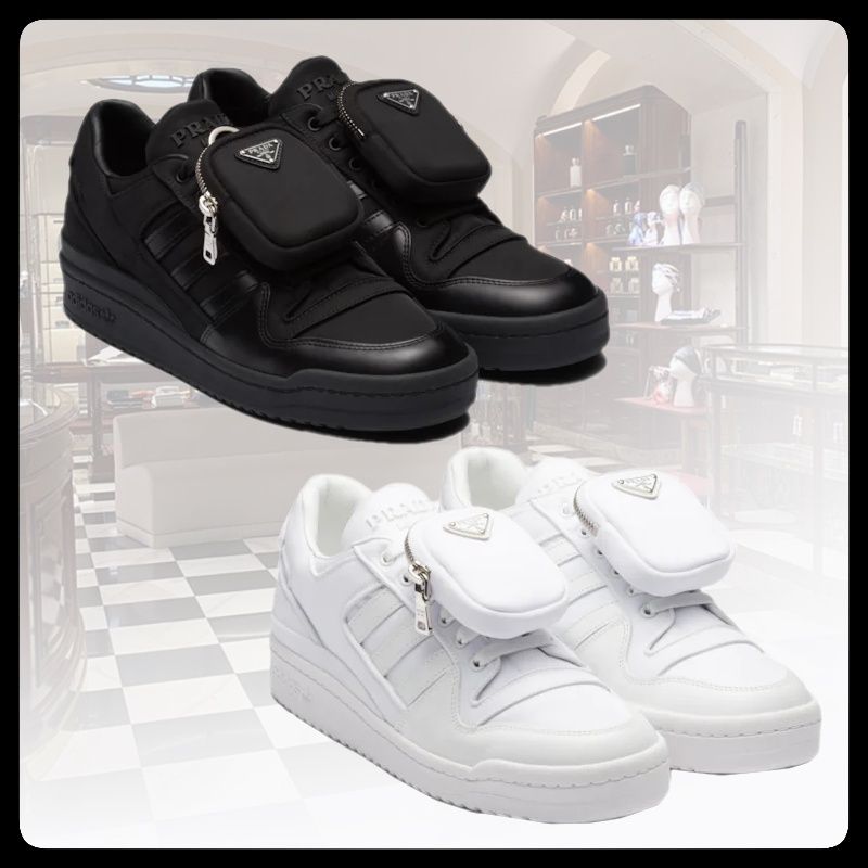 直営店】PRADA×adidas コラボスニーカー Re-Nylon ロゴ 2色 (adidas 直営店】PRADA×adidas コラボスニーカー Re-Nylon ロゴ 2色 (adidas