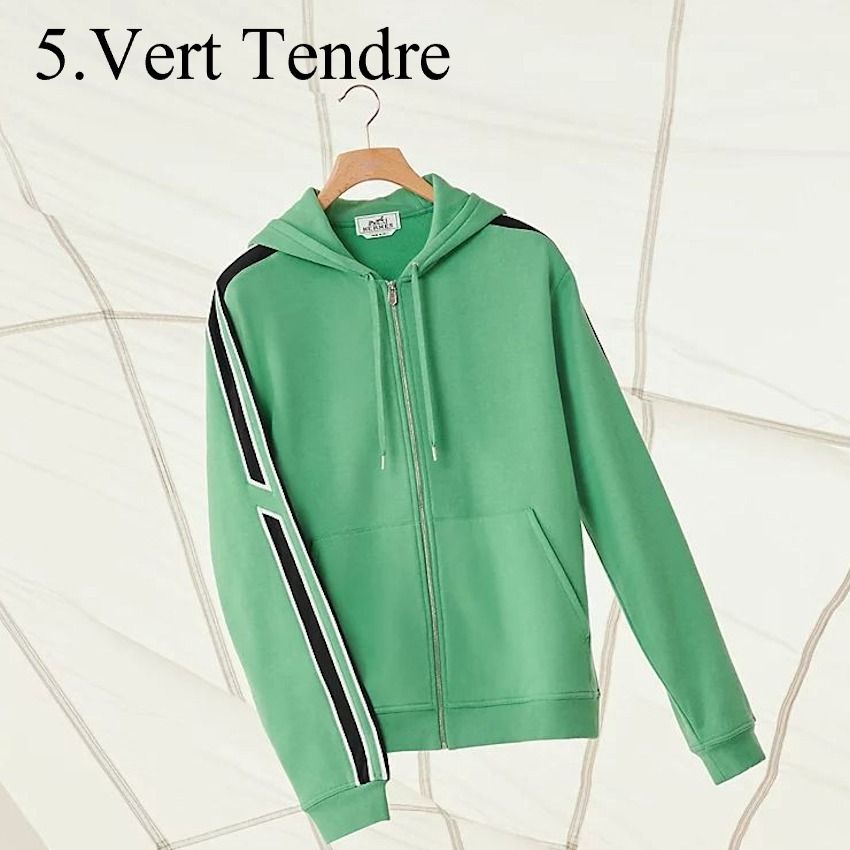 HERMES スポーティーなスウェット Run H フード付き コットン (HERMES ...