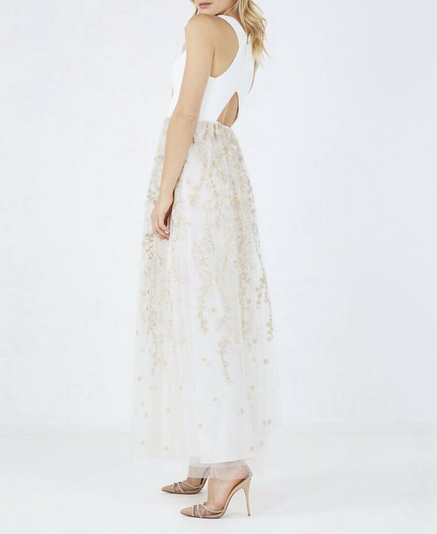 セール【BCBGMAXAZRIA】花柄刺繍がとっても可愛い☆マキシドレス (BCBG セール【BCBGMAXAZRIA】花柄刺繍がとっても可愛い☆マキシドレス (BCBG