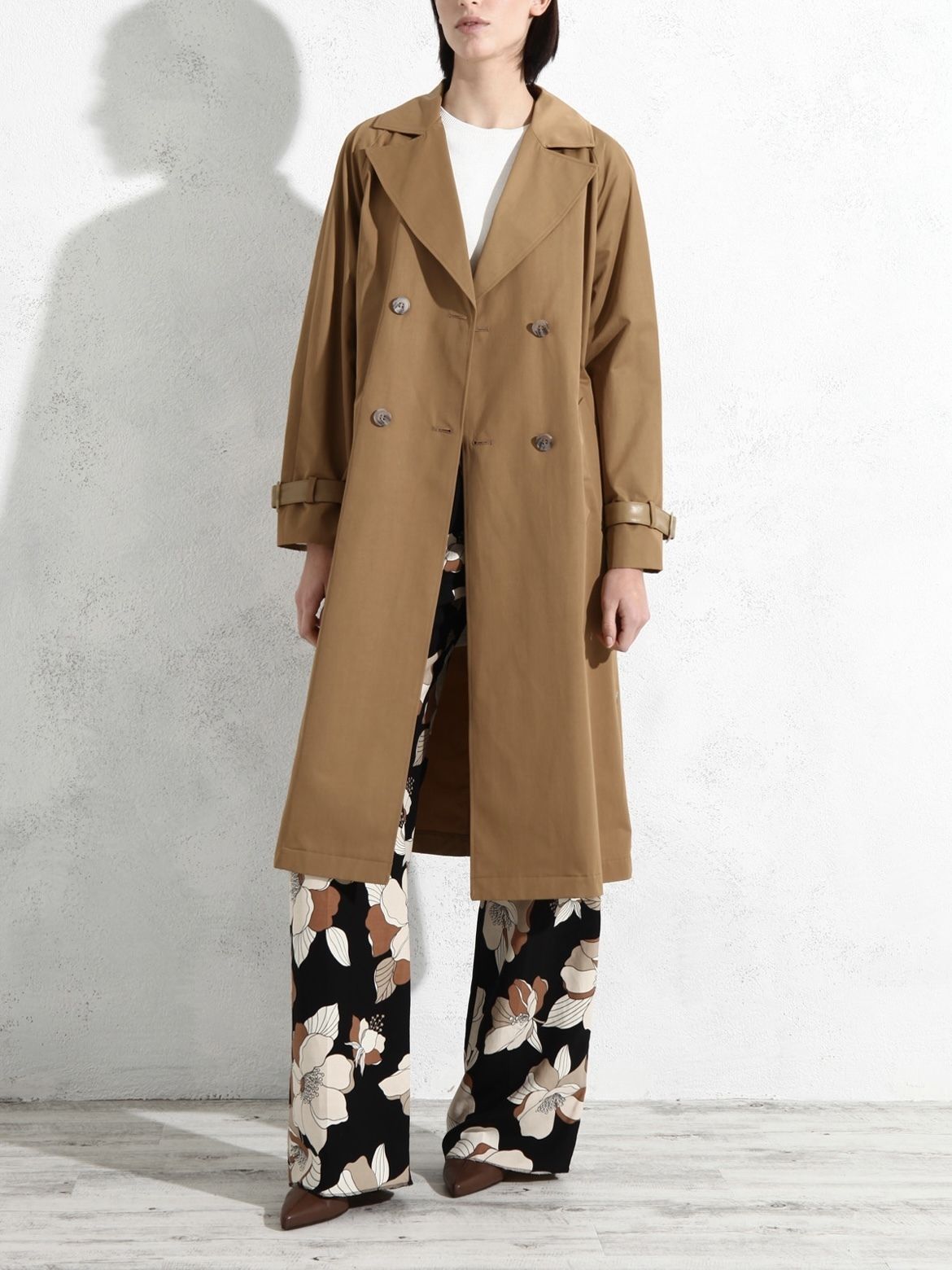 Max Mara CANTICO トレンチコート ロング コットン アウトレット (Max Max Mara CANTICO トレンチコート ロング コットン アウトレット (Max