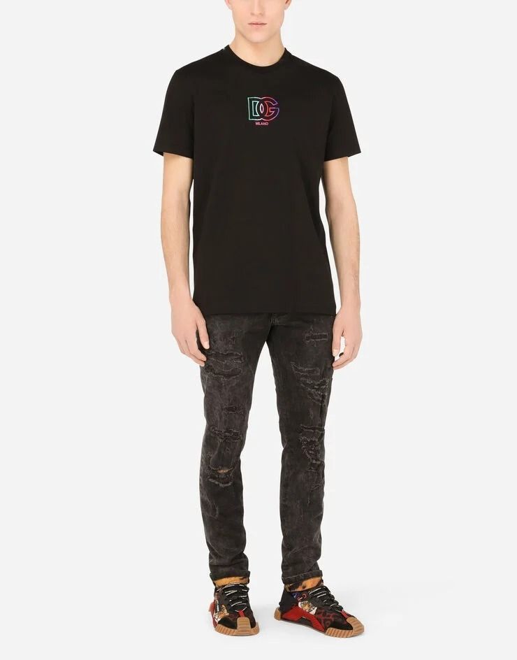 新作】Dolce&Gabbana Tシャツ DGエンブロイダリー (Dolce & Gabbana/T ...