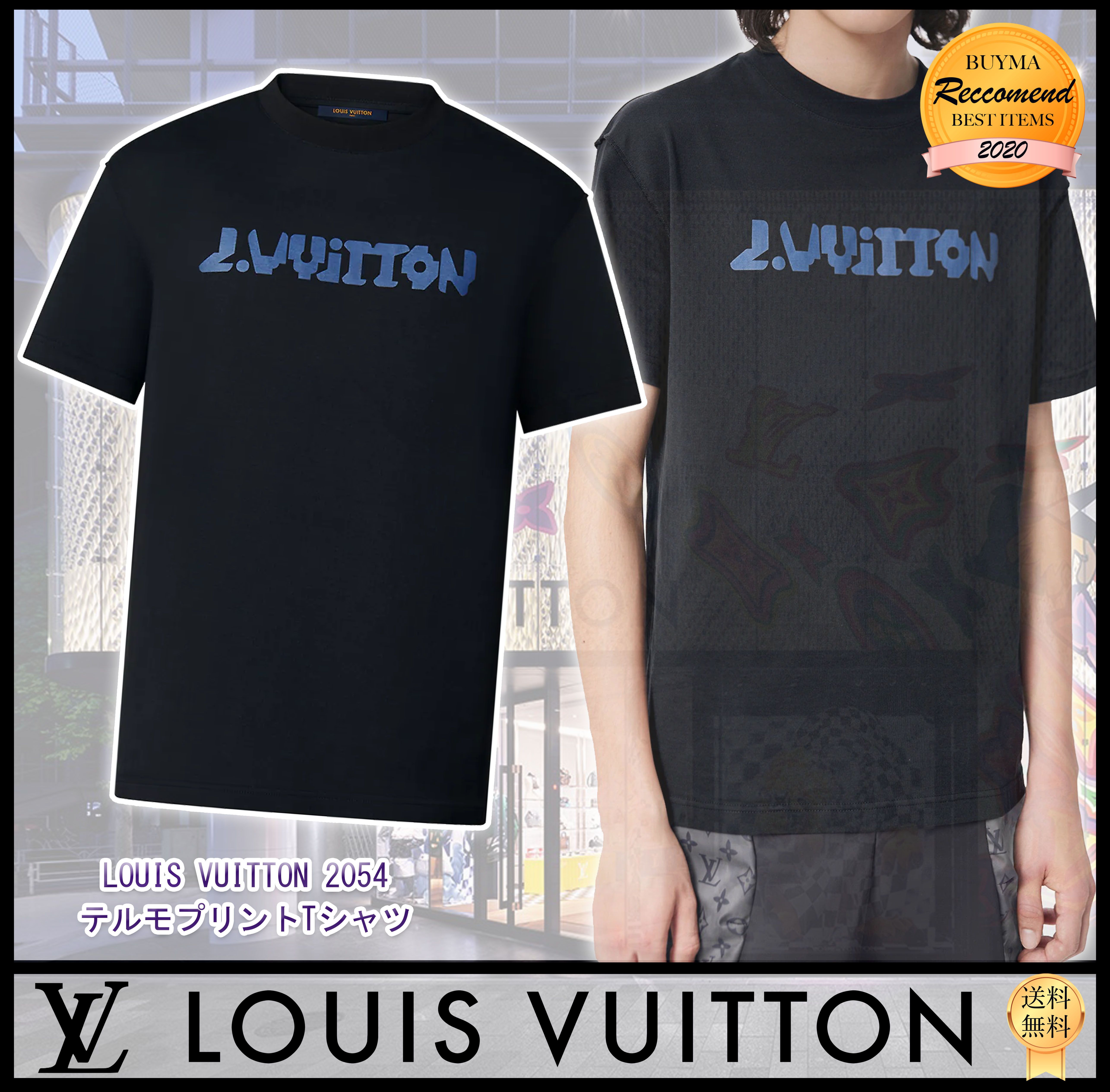 SALE】Louis Vuitton◇LV2054テルモプリントTシャツ 半袖 ロゴ (Louis ...
