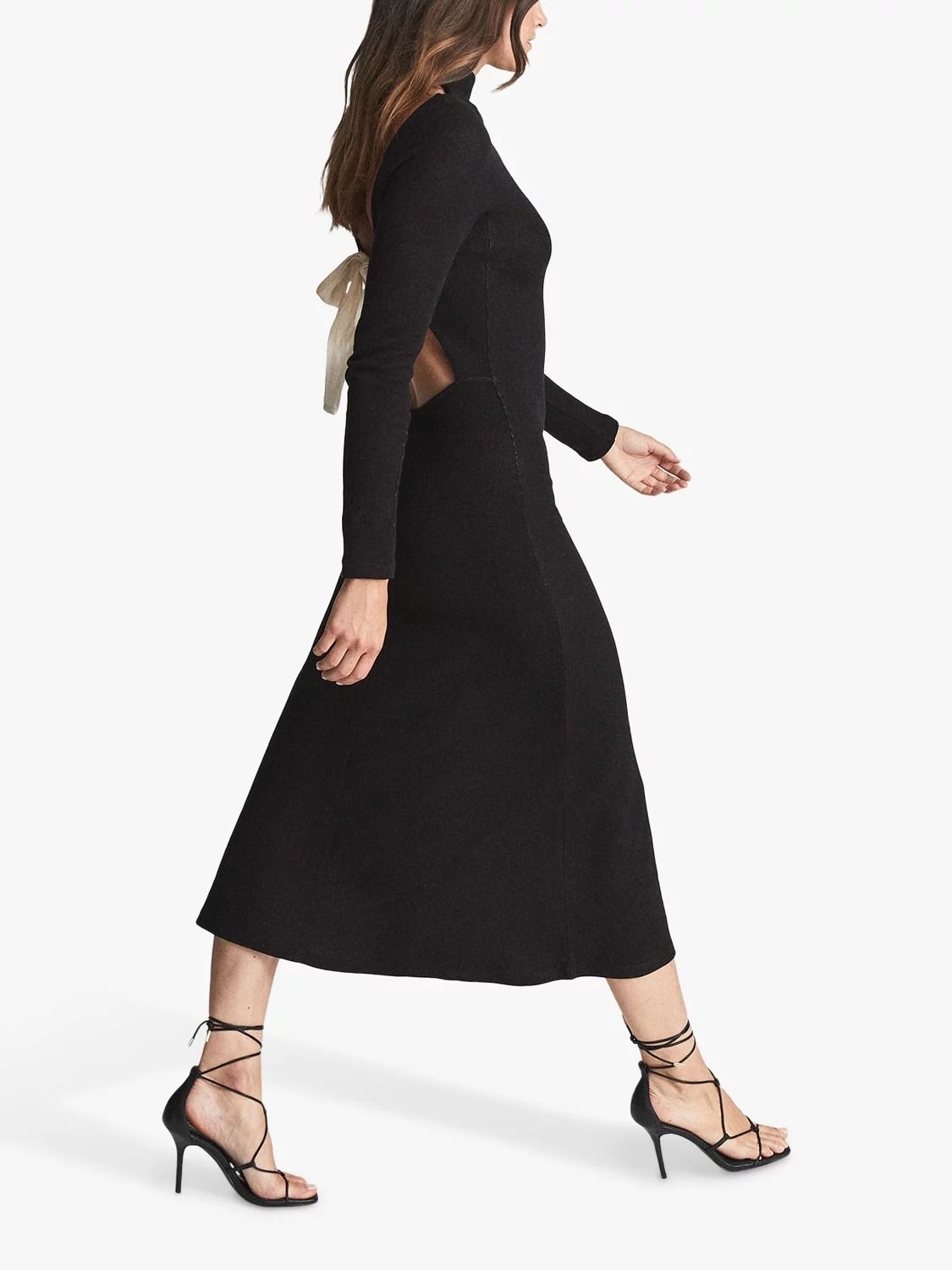 海外限定】REISS ワンピース☆Lily Bow Detail Midi Dress, Bl (REISS 海外限定】REISS ワンピース☆Lily Bow Detail Midi Dress, Bl (REISS