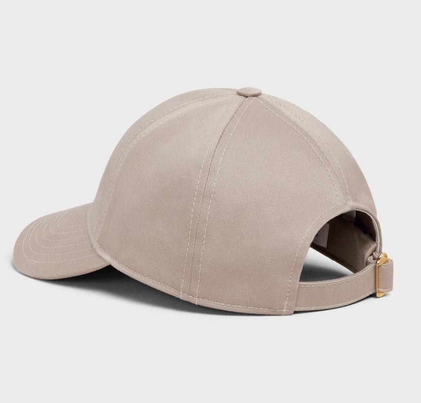22SS【CELINE】ロゴ入り ベースボールキャップ ベージュ (CELINE 22SS【CELINE】ロゴ入り ベースボールキャップ ベージュ (CELINE