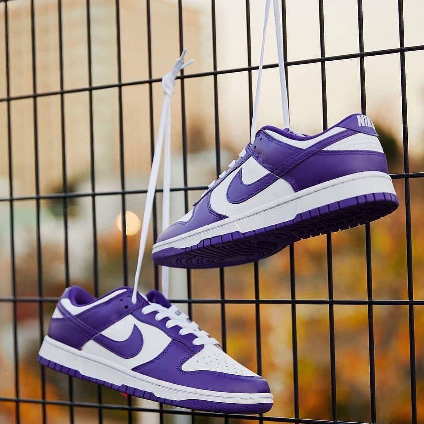 Nike DUNK LOW RETRO CHAMPIONSHIP COURT PURPLE コートパープル (Nike