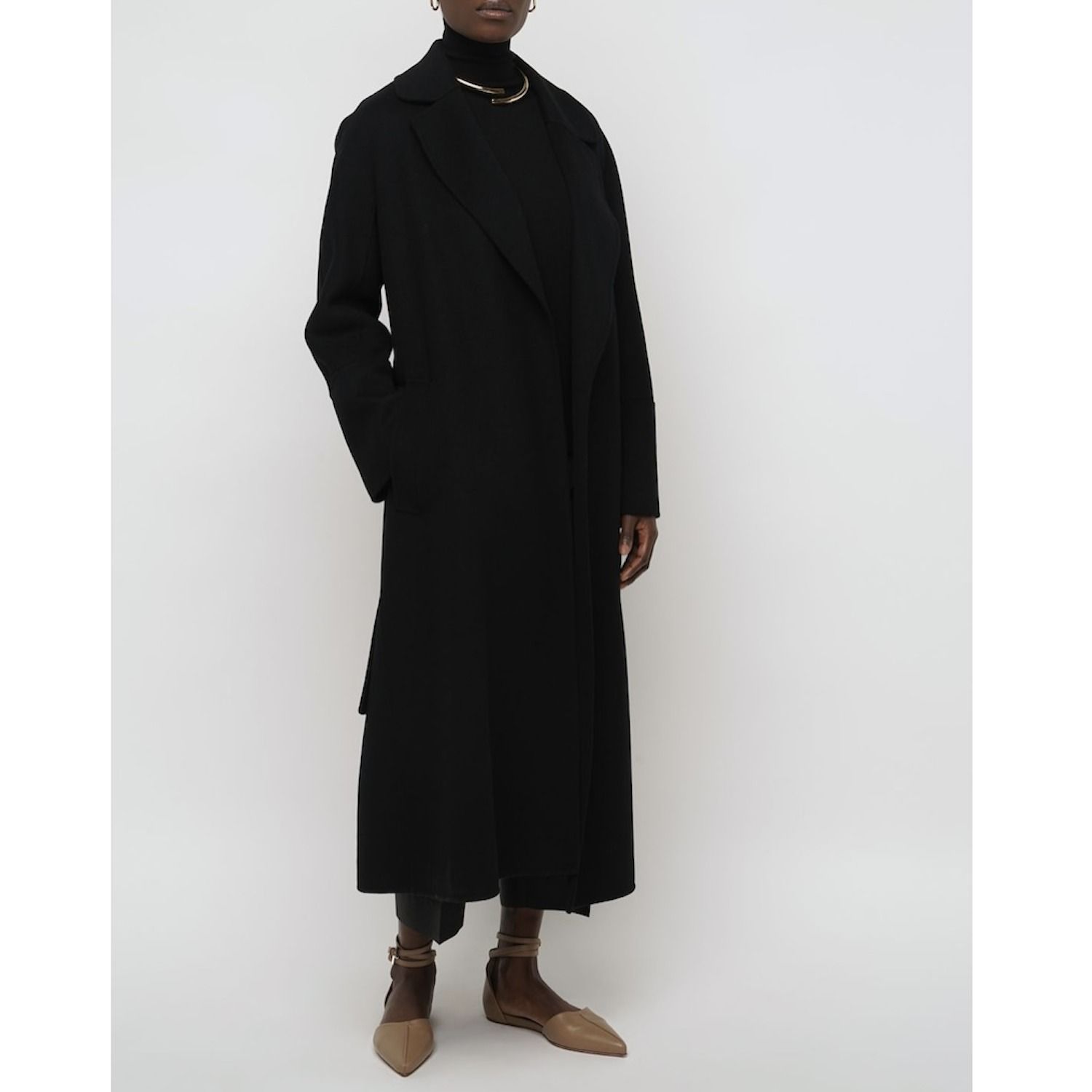 22SS◇'S MaxMara◇ELISA◇ベルト付 ウールロングコート (Max Mara 22SS◇'S MaxMara◇ELISA◇ベルト付 ウールロングコート (Max Mara