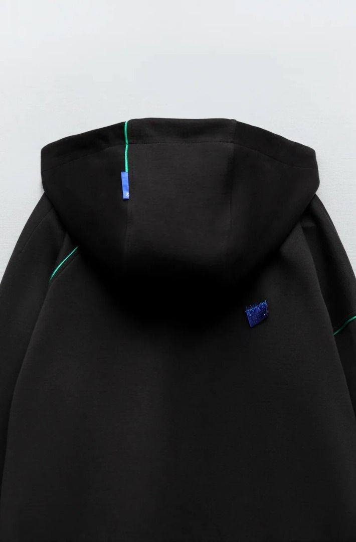 ADER error Gray Significant TRS Tag Zip-Up 01 Hoodie ADER error