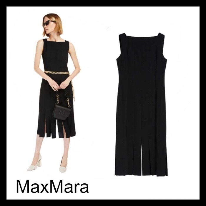 MAX MARA ストラップ付 キャディドレス レーザーカット MAX MARA ストラップ付 キャディドレス レーザーカット