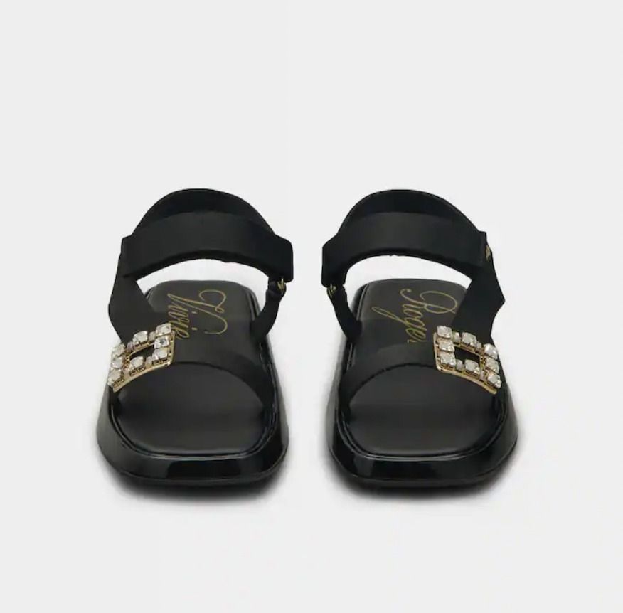☆RogerVivier☆Vivier Slide Trekkyストラスバックルサンダル ☆RogerVivier☆Vivier Slide Trekkyストラスバックルサンダル