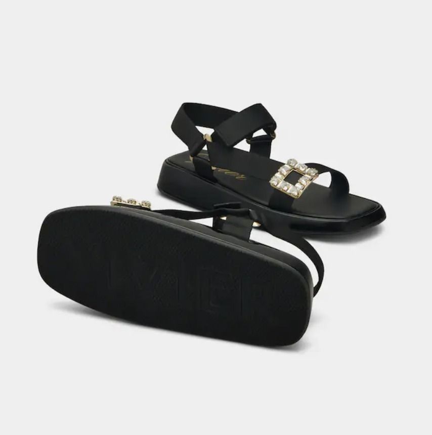 ☆RogerVivier☆Vivier Slide Trekkyストラスバックルサンダル ☆RogerVivier☆Vivier Slide Trekkyストラスバックルサンダル