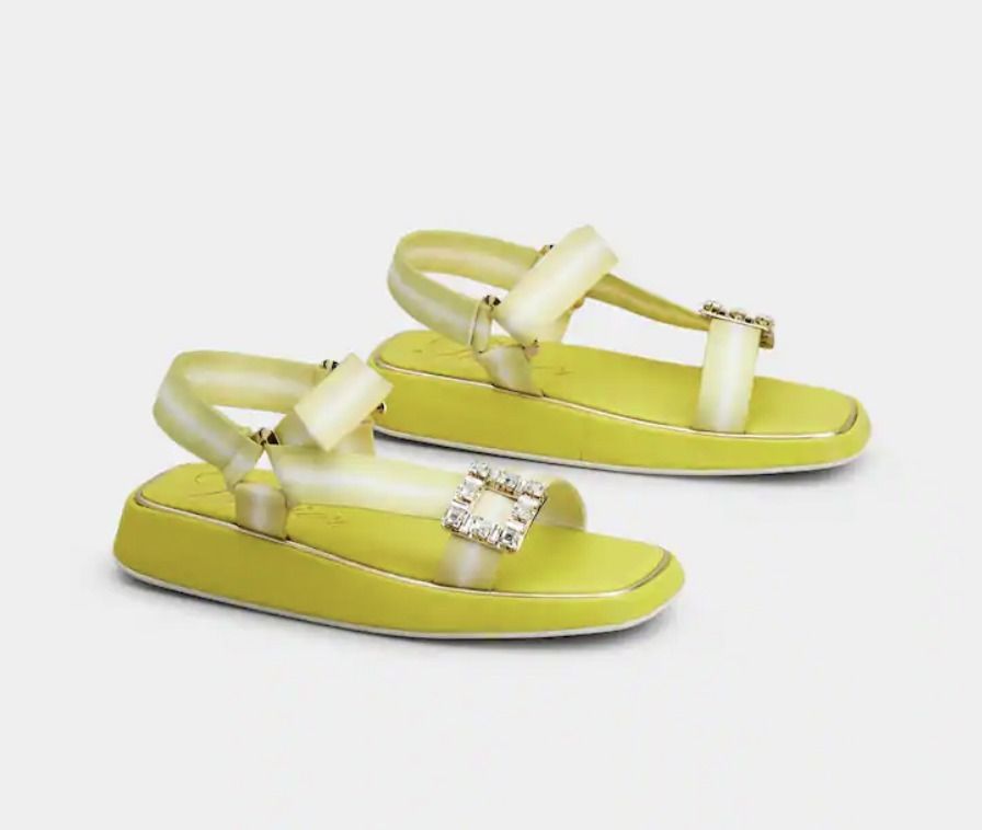 ☆RogerVivier☆Vivier Slide Trekkyストラスバックルサンダル (Roger ☆RogerVivier☆Vivier Slide Trekkyストラスバックルサンダル (Roger