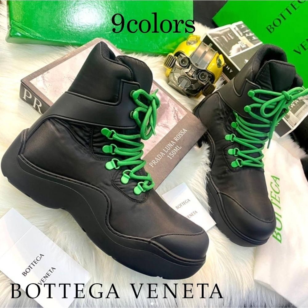 BOTTEGA VENETA】ボンバーパドル レースアップブーツ パッド入 BOTTEGA VENETA】ボンバーパドル レースアップブーツ パッド入