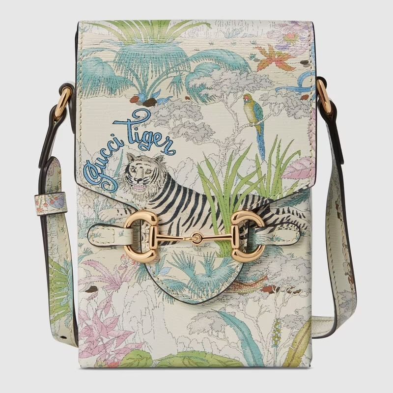 GUCCI TIGER> 直営店 ホースビット1955 ミニバッグ (GUCCI/ショルダー ...