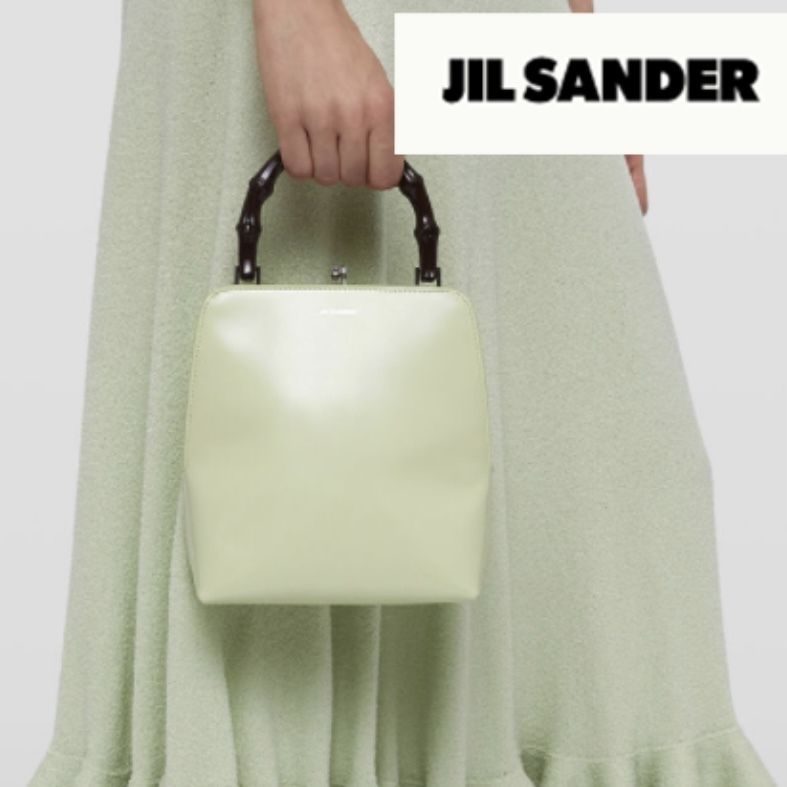 ゴジフレームスクエアスモールバンブー (Jil Sander/ハンドバッグ ゴジフレームスクエアスモールバンブー (Jil Sander/ハンドバッグ