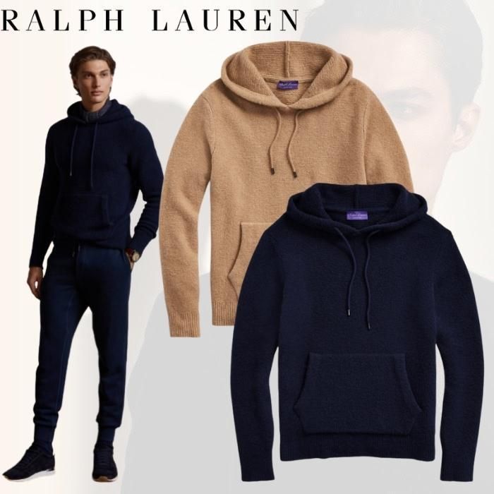 【激安大特価!】 【22SS新作】Ralph Lauren 上品 セーター カシミヤ Label Purple ニット・セーター 【22SS新作】Ralph Lauren Purple Label カシミヤ セーター 上品