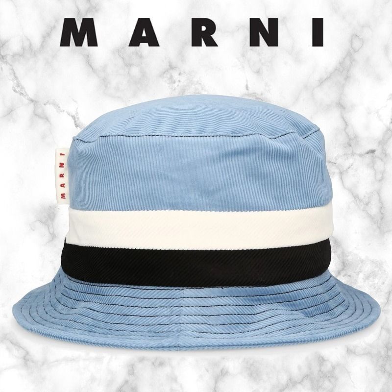 関税込み】MARNI バケットハット ブルー (MARNI/ハット) 78378826【BUYMA】 関税込み】MARNI バケットハット ブルー (MARNI/ハット) 78378826【BUYMA】
