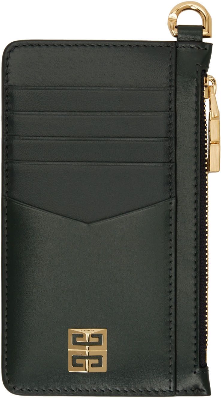 GIVENCHY】レザー◇4G ジップカードケース/フラグメントケース GIVENCHY】レザー◇4G ジップカードケース/フラグメントケース