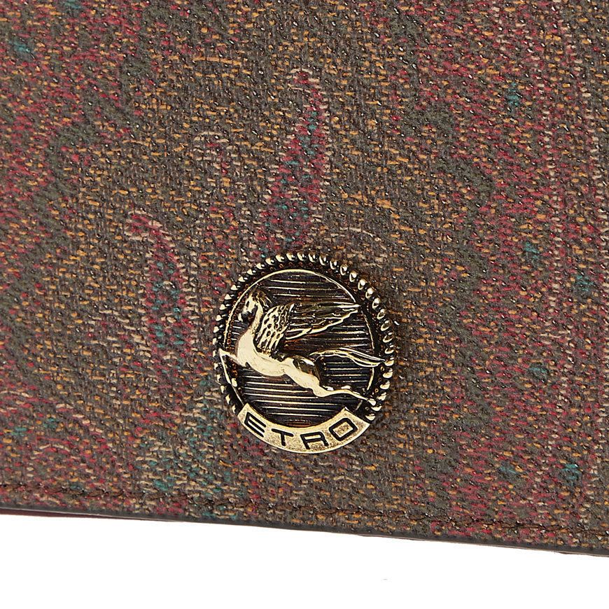 ETRO 21AW ペガサス ペイズリー二つ折り財布 (ETRO/折りたたみ財布 ETRO 21AW ペガサス ペイズリー二つ折り財布 (ETRO/折りたたみ財布