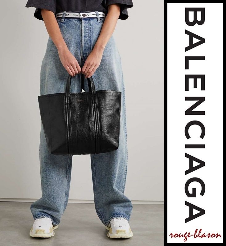 国内発送】Balenciaga バッグ large textured-leather tote - www ...