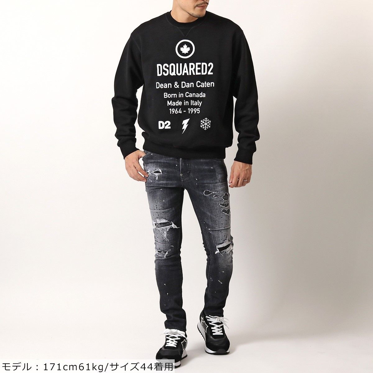 新作随時アップ中 たかしさん Dsquared2 20AW skater デニム 48 デニム 【海外 デニム 48 skater 20AW たかしさん Dsquared2 デニム/ジーンズ
