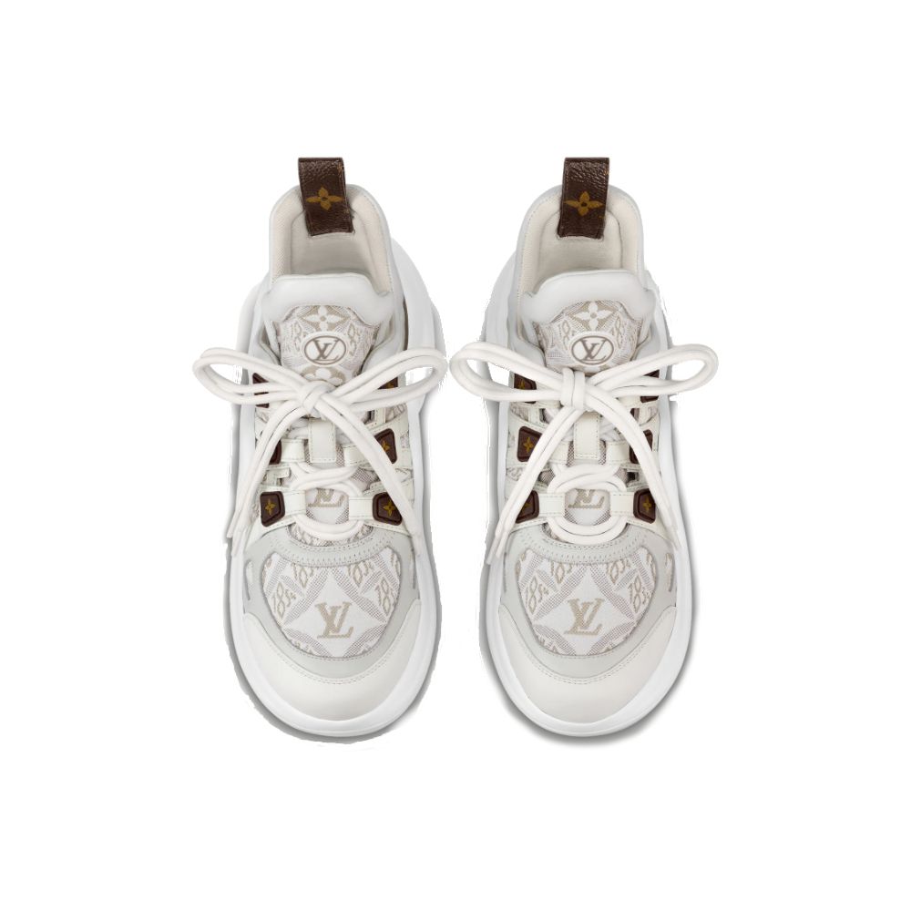 ヴィンテージ風☆ LVアークライト・ライン スニーカー (Louis Vuitton ...