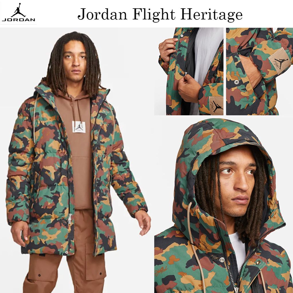 迷彩柄☆最新ダウンジャケット！☆Jordan Flight Heritage☆ (Nike ...