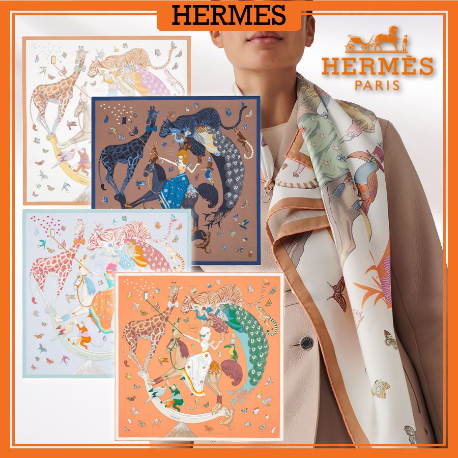 海外直営店☆人気☆ エルメス カレ90 エルメス ストーリー (HERMES ...