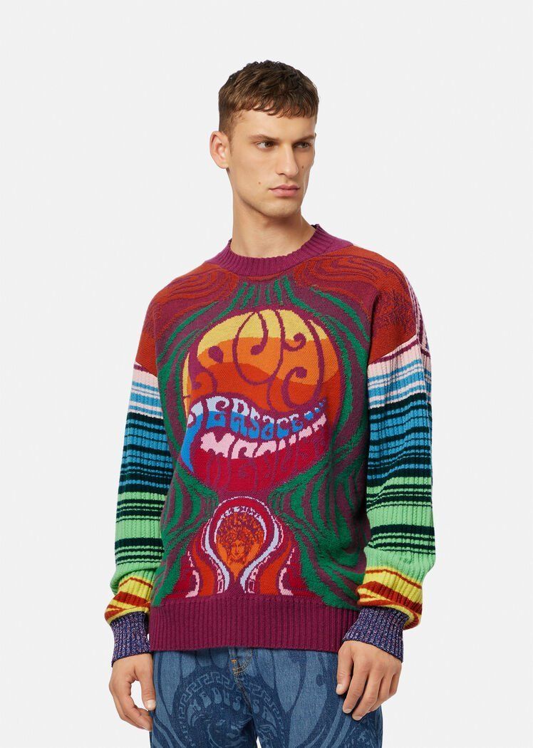 VERSACE】MEDUSA MUSIC メドゥーサ ミュージック セーター (VERSACE VERSACE】MEDUSA MUSIC メドゥーサ ミュージック セーター (VERSACE