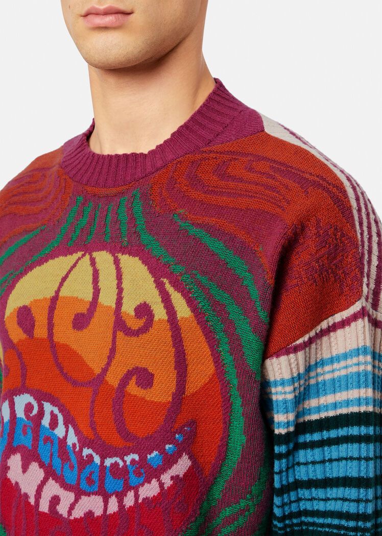 VERSACE】MEDUSA MUSIC メドゥーサ ミュージック セーター (VERSACE VERSACE】MEDUSA MUSIC メドゥーサ ミュージック セーター (VERSACE