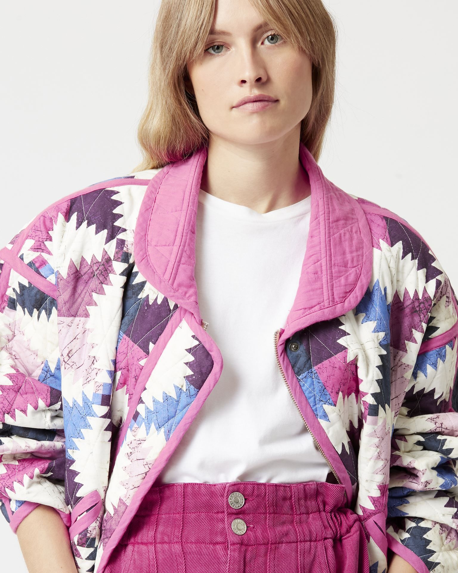 ☆ISABEL MARANT ETOILE☆グラフィックキルティングJK・Hazzle ...