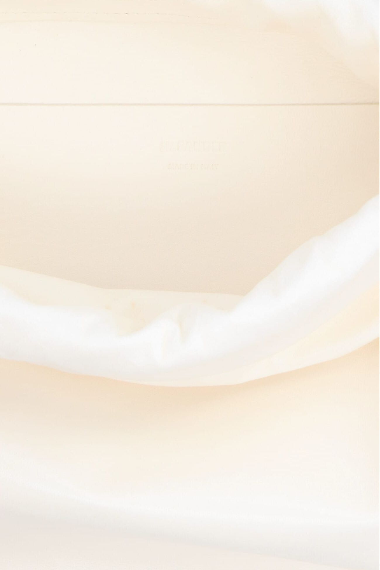 JIL SANDER】レザー☆フラット 巾着ポーチ Natural 送関込 (Jil Sander JIL SANDER】レザー☆フラット 巾着ポーチ Natural 送関込 (Jil Sander