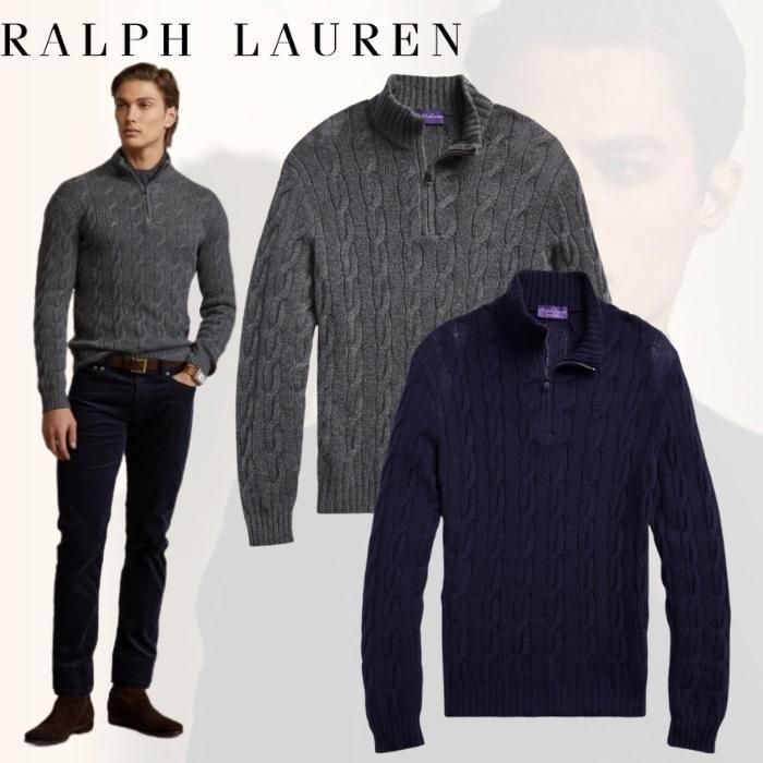 22SS新作】Ralph Lauren Purple Label カシミヤ セーター 上品 (RALPH 22SS新作】Ralph Lauren Purple Label カシミヤ セーター 上品 (RALPH