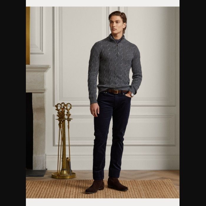 22SS新作】Ralph Lauren Purple Label カシミヤ セーター 上品 (RALPH 22SS新作】Ralph Lauren Purple Label カシミヤ セーター 上品 (RALPH