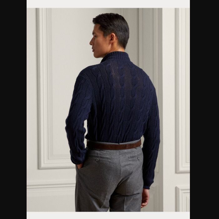 22SS新作】Ralph Lauren Purple Label カシミヤ セーター 上品 (RALPH 22SS新作】Ralph Lauren Purple Label カシミヤ セーター 上品 (RALPH