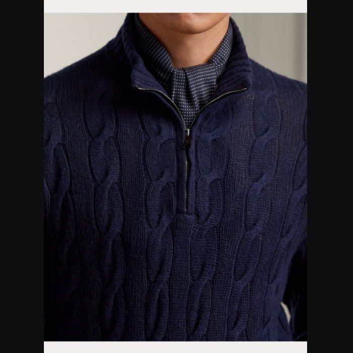 22SS新作】Ralph Lauren Purple Label カシミヤ セーター 上品 (RALPH 22SS新作】Ralph Lauren Purple Label カシミヤ セーター 上品 (RALPH