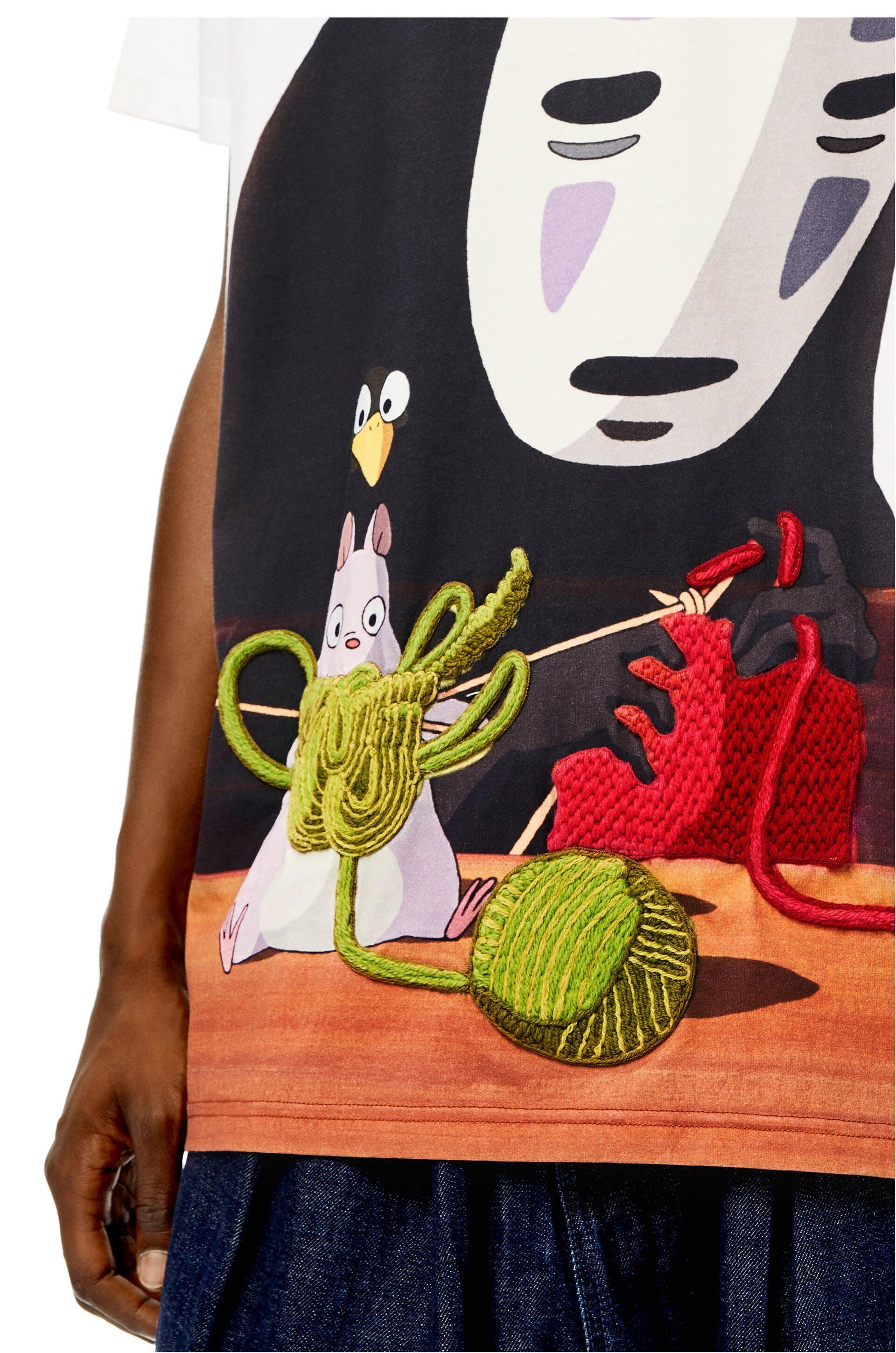 LOEWE♠コラボ商品!特大カオナシコットンTシャツ LOEWE♠コラボ商品!特大カオナシコットンTシャツ