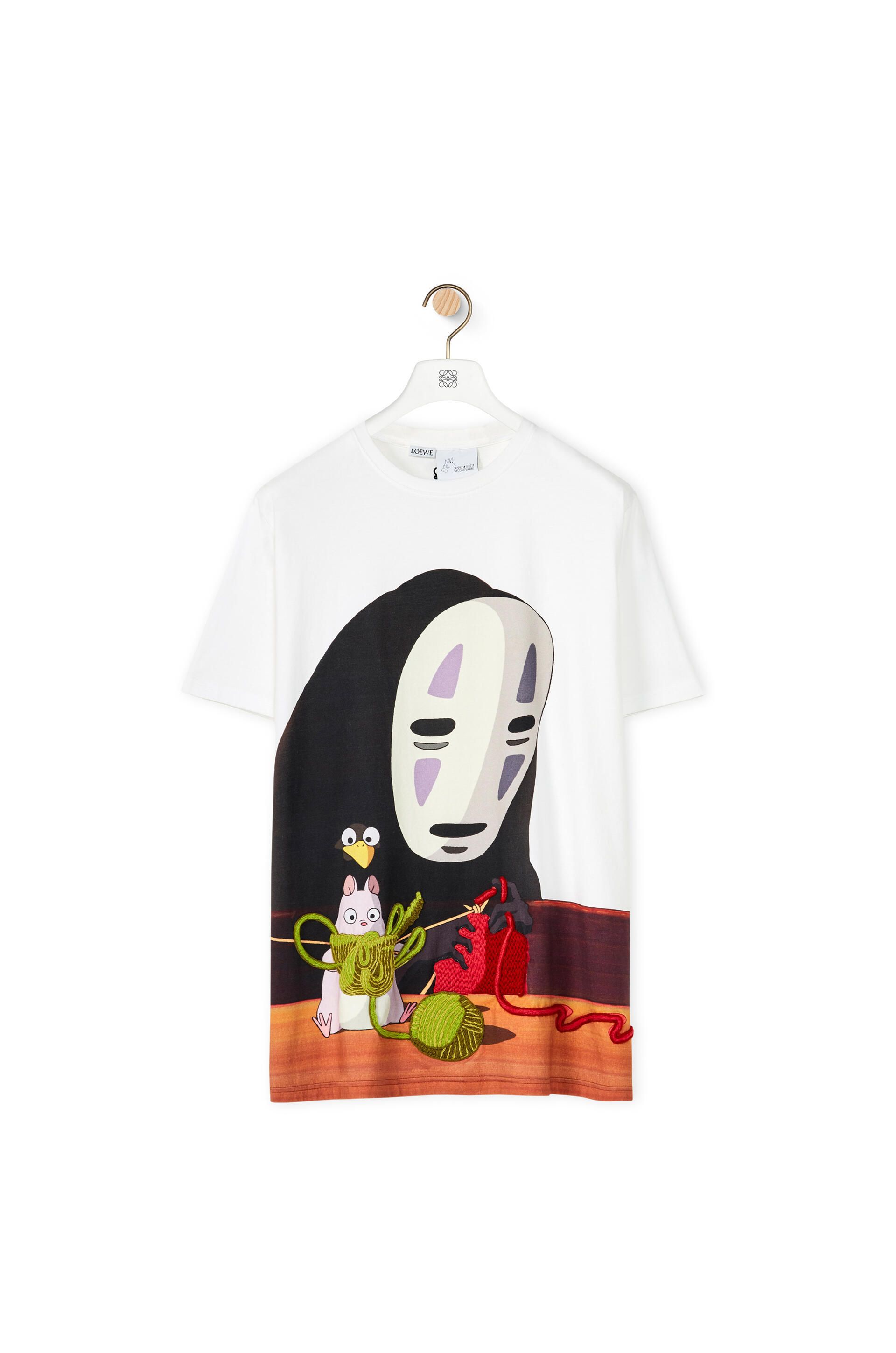 LOEWE♠コラボ商品!特大カオナシコットンTシャツ LOEWE♠コラボ商品!特大カオナシコットンTシャツ
