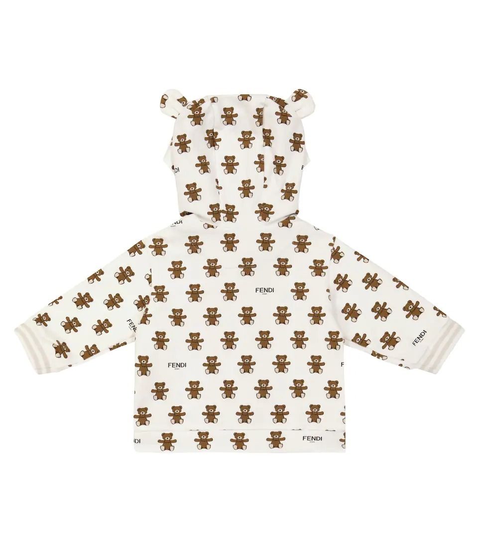 ☆FENDI KIDS☆ベビープリントジャージーパーカー (FENDI/ベビー用 ☆FENDI KIDS☆ベビープリントジャージーパーカー (FENDI/ベビー用